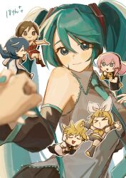hatsune miku from vocaloid