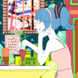 hatsune miku from vocaloid