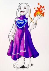 toriel from undertale by gothikangelica