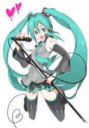 hatsune miku from vocaloid by kazuko