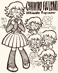 fujisaki chihiro from danganronpa: trigger happy havoc by josh-s26