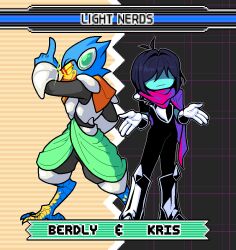 berdly (dark world) (deltarune) from deltarune by acenth