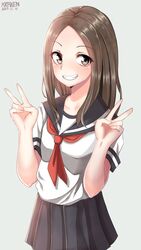 takagi-san from karakai jouzu no takagi-san by kuraken