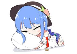 hinanawi tenshi from touhou by neropaso