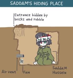 saddam hussein from real life