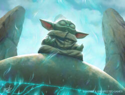 grogu from star wars by anthonyfoti