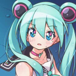 hatsune miku from bishoujo senshi sailor moon by fuusen neko