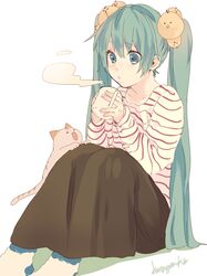 hatsune miku from vocaloid by kuronyanko