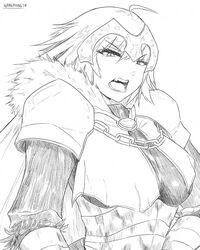 jeanne d'arc (alter) (fate) from fate/grand order by wangphing