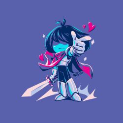 kris (dark world) (deltarune) from deltarune by jmanvelez