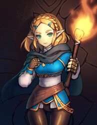 princess zelda from the legend of zelda by kurage (kurageru)
