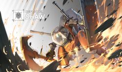 shaw (arknights) from arknights by observerz