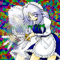 izayoi sakuya from touhou by harapekobijin