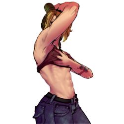 kujo jolyne from jojo no kimyou na bouken by artigor