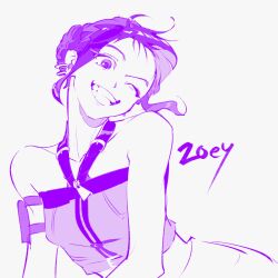 zoey (kpop demon hunters) from kpop demon hunters