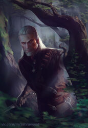 geralt of rivia from the witcher (series)