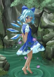 cirno from touhou by soo kazahana