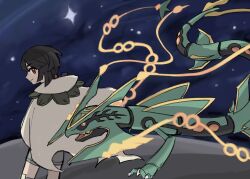 mega rayquaza from pokemon by xlii idk