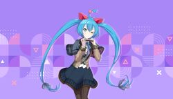 hatsune miku from project sekai by colorful palette