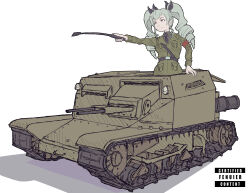 anchovy (girls und panzer) from girls und panzer