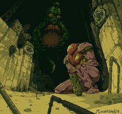 draygon from metroid by moonshen