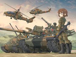 japan ground self-defense force fan art