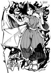 konngara from touhou by blackcat (pixiv)
