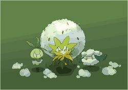 cottonee from pokemon by cotton