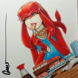 mipha from the legend of zelda by omar dogan