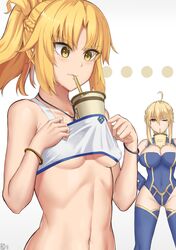artoria pendragon (lancer) from fate/grand order by kakeku