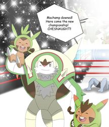 chesnaught from pokemon by winick-lim