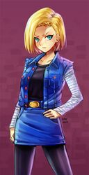 android 18 from dragon ball by vmat