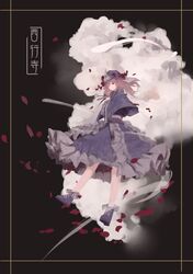 saigyouji yuyuko from touhou by xii yashizhongzhan