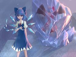 cirno from touhou by gaanzi