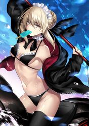 artoria pendragon (swimsuit rider alter) from fate/grand order by karlwolf