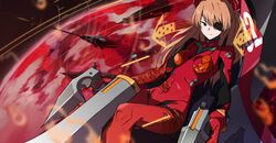 shikinami asuka langley from neon genesis evangelion by fami (yellow skies)