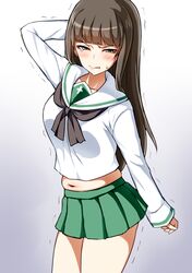nishizumi shiho from girls und panzer by shimashima salmon