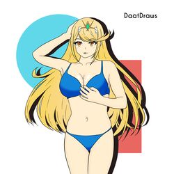 mythra (xenoblade) from deviantart