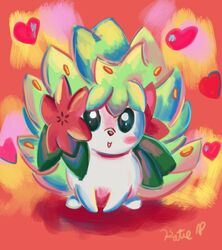 shaymin from pokemon by aclockworkkitten