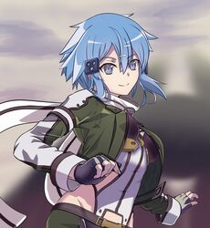 sinon from sword art online by on kazu