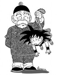 grandpa gohan from dragon ball by fenyon