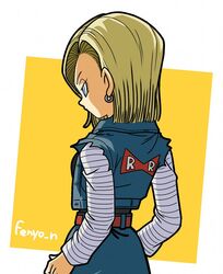 android 18 from dragon ball by fenyon