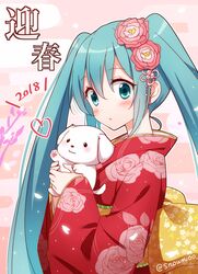 hatsune miku from vocaloid by snowmi