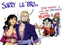elder nyon from one piece by toadgashi
