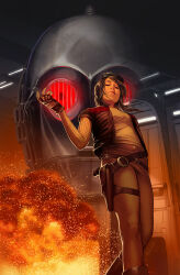 chelli lona aphra from star wars by ashley witter