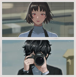 amamiya ren from persona by ikhwan maulana