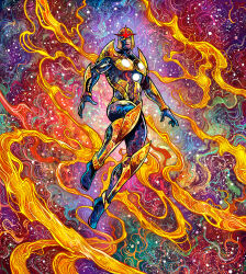 nova (marvel) from marvel by vinartwork