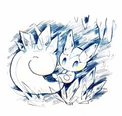 pachirisu from pokemon by non (kumakawayusu)