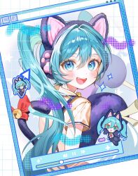 hatsune miku from vocaloid