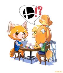 isabelle (animal crosing) from aggressive retsuko